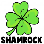 150x150 How To Draw A Four Leaf Clover Or Shamrocks For Saint Patricks Day