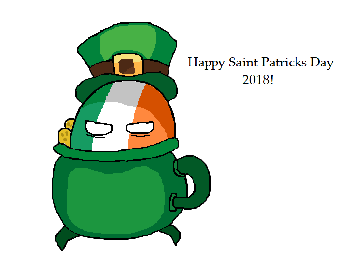 692x524 My Happy Saint Patricks Day Drawing! Polandball Wiki Fandom