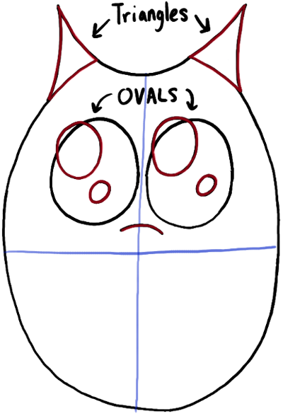 400x588 Easy Owl Drawings How To Draw Owl On Branch Easy Drawing