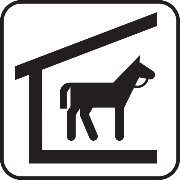 600x600 Horse Stable Clip Art Free Vector In Open Office Drawing