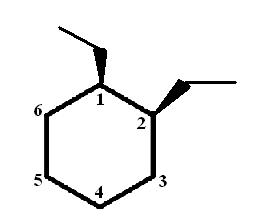 280x220 how can i draw for cis diethylcyclohexane the two chair