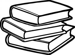 Stack Of Books Drawing | Free download on ClipArtMag