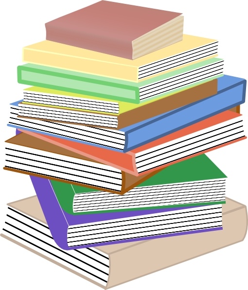 510x597 Stack Of Books, Taller Clip Art Free Vector In Open Office Drawing