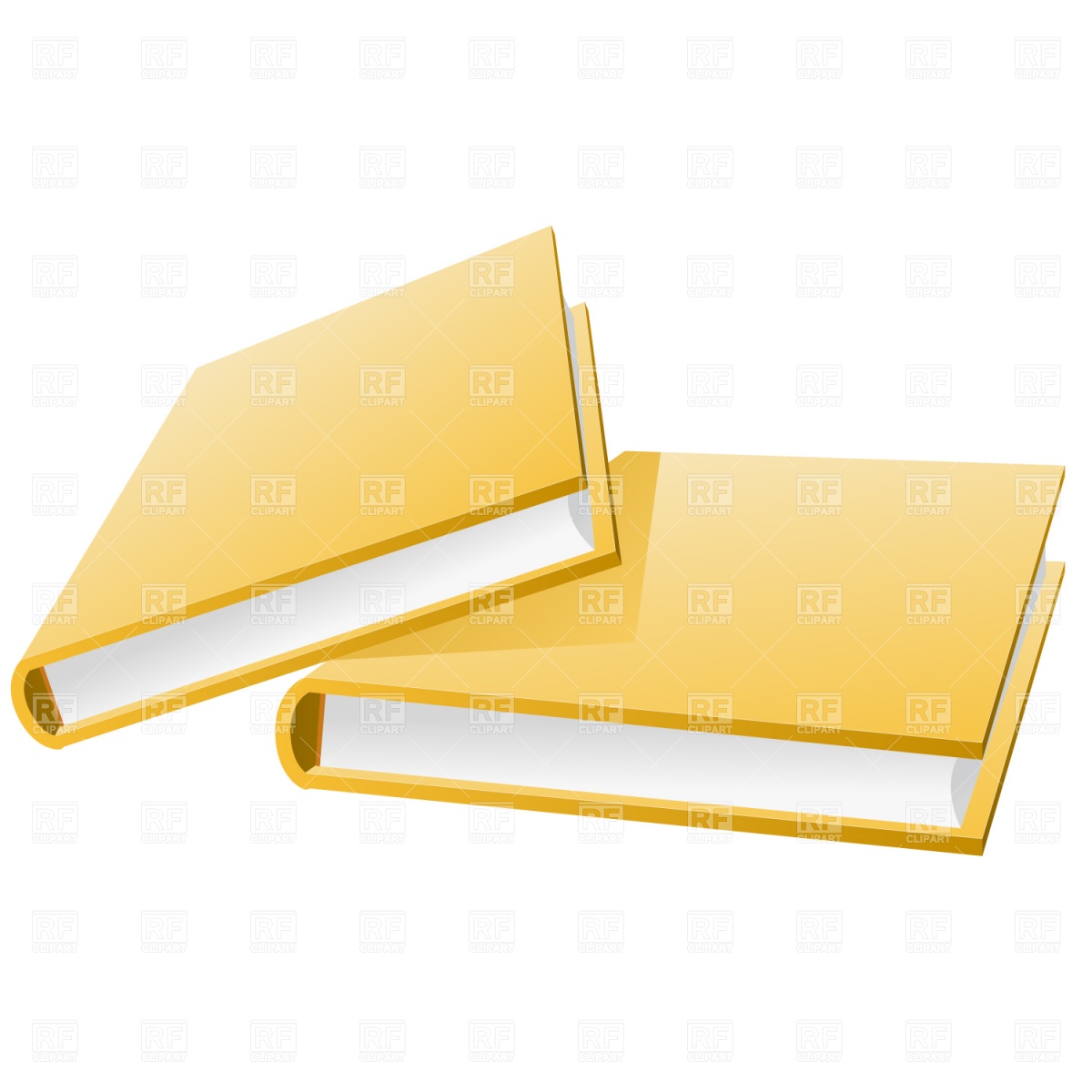 1200x1200 Two Books In Stack Royalty Free Vector Clip Art Image