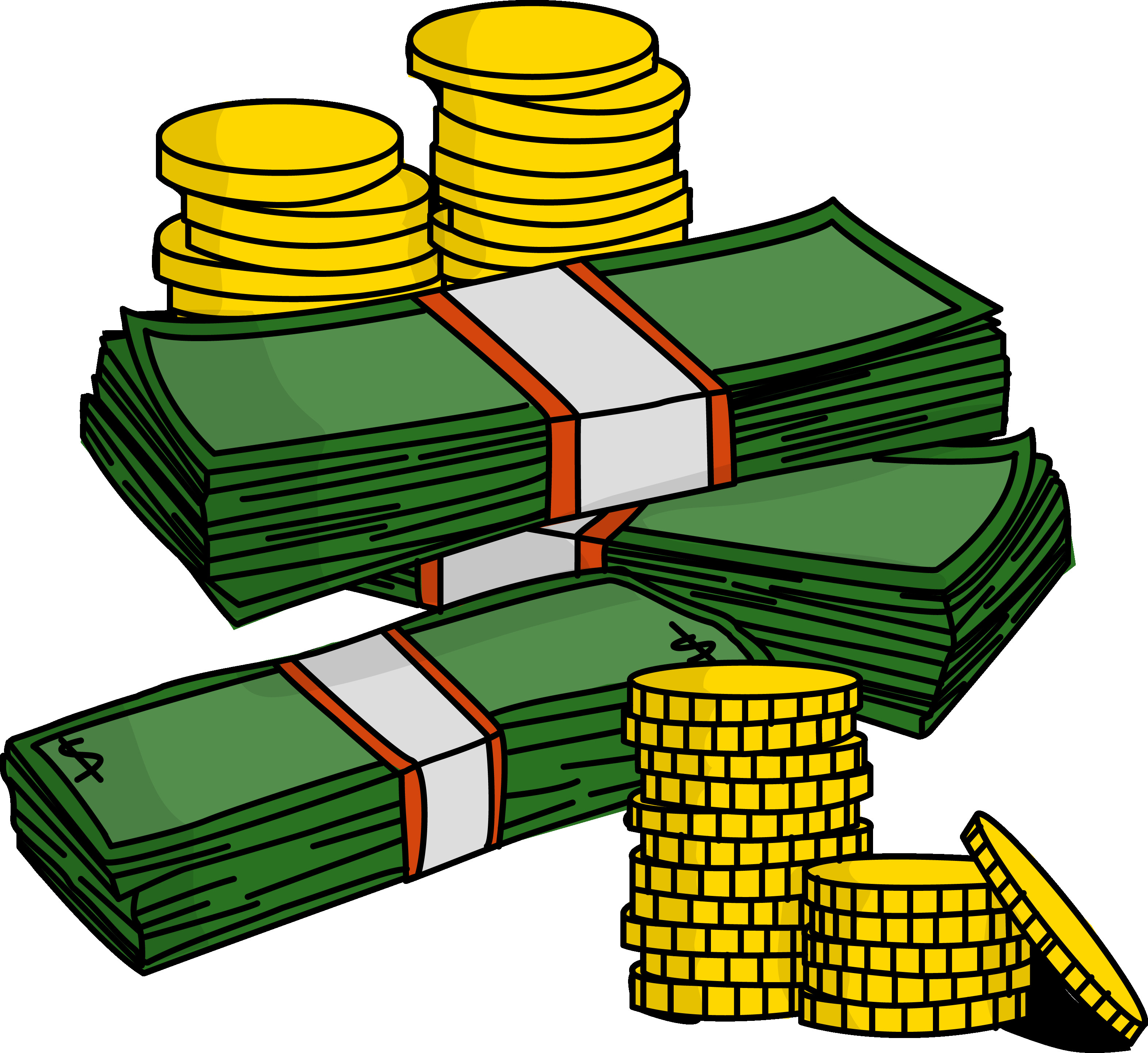 3144x2883 Clipart Money Stack