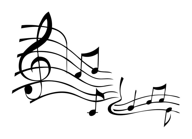 794x578 Music Staff Vinyl Decal Etsy