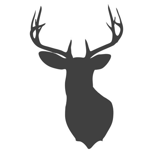 490x490 Deer Head Silhouette