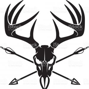 300x300 Photostock Vector Drawing Sketch Style Illustration Of A Red Deer