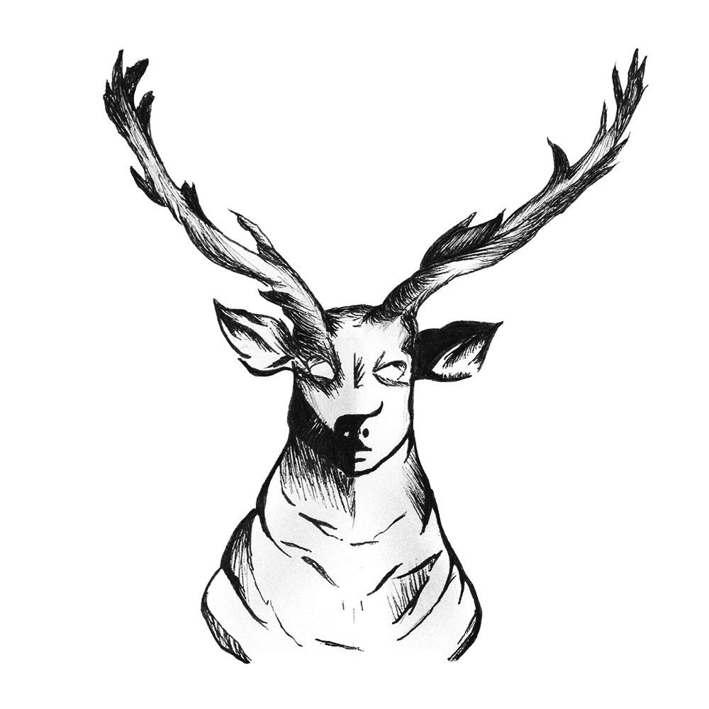 1000x1000 Stag Af Illustrations