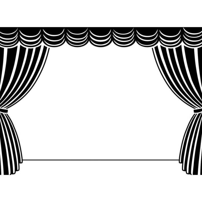 708x708 Curtain Black And White Fun Pics Images