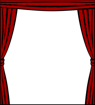307x340 Theater Drapes And Stage Curtains Drawing Cinema Cc0