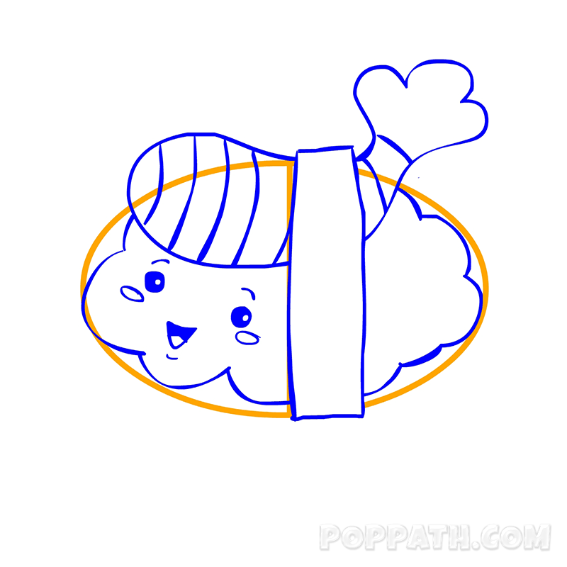 800x800 How To Draw A Cute Kawaii Sushi Pop Path