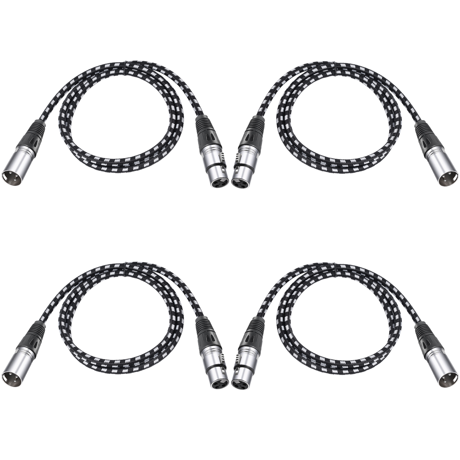 1500x1500 Neewer Packs Xlr Dmx Cables Pins Male To Female Inches