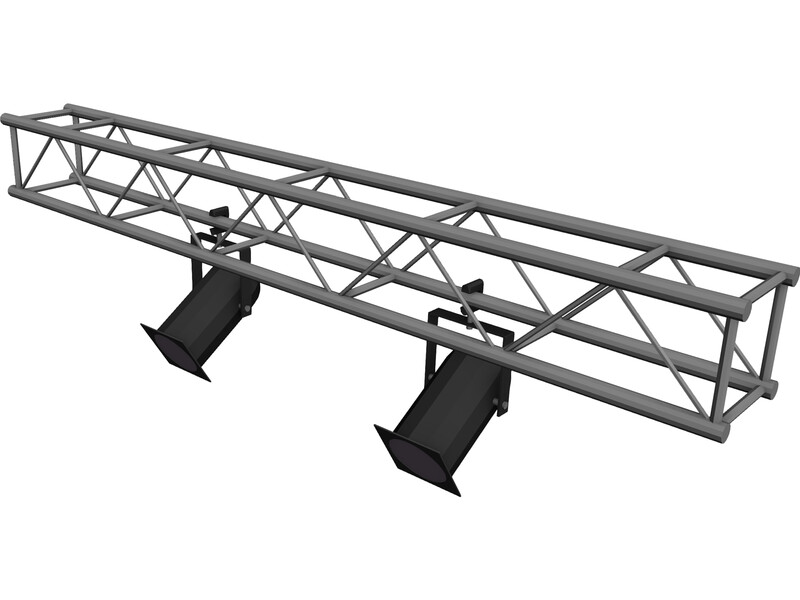 800x600 Stage Lights Model