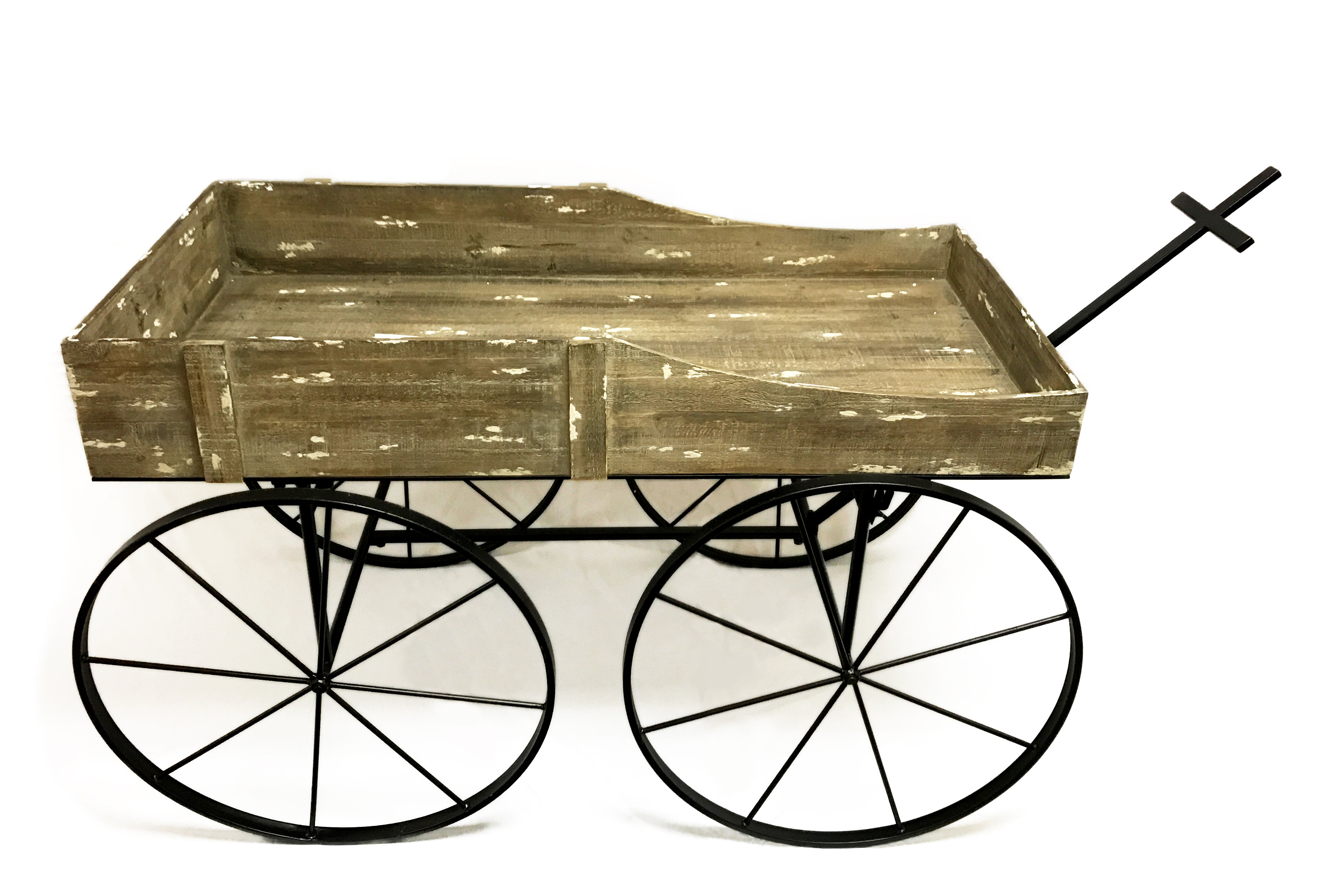 3792x2568 gracie oaks alexander woodmetal rolling stagecoach wagon