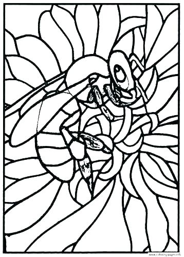 358x500 Stained Glass Window Coloring Sheet Religious Pages Photographs