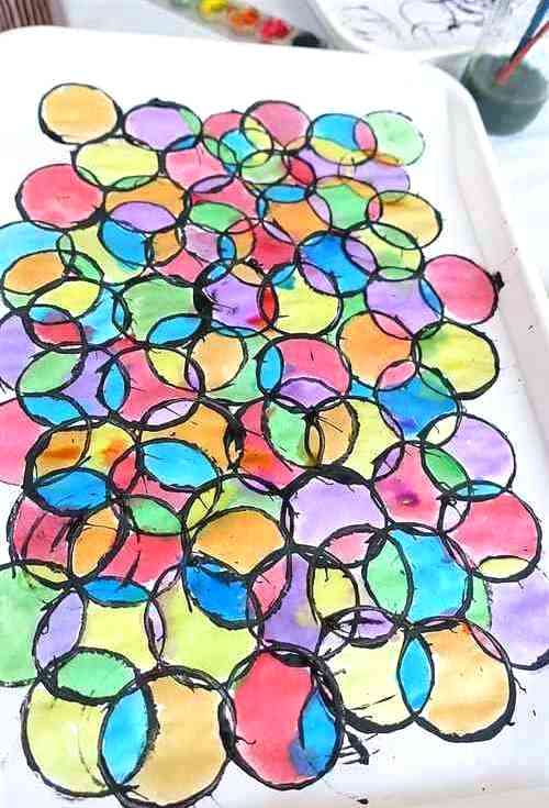 500x735 Stained Glass Kids Stained Glass Art Ideas Effect Drawings