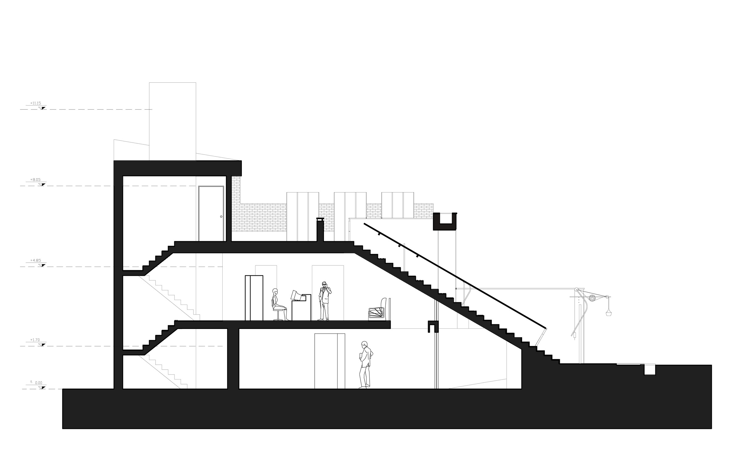 2364x1507 Why Architects Group Adds Brick Staircase To Showroom