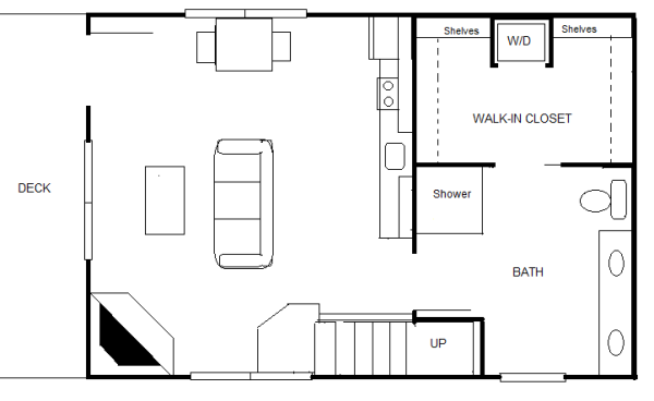 600x368 Sq Ft X Cottage For Two