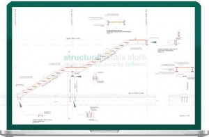 300x197 Spiral Steel Staircase Detail