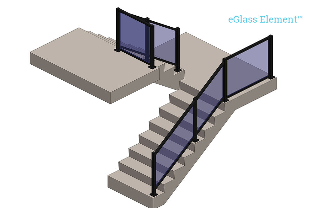 1024x663 Glass Railing In Reynoldsburg, Ohio