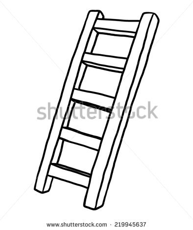 394x470 Stairs Black White Clipart