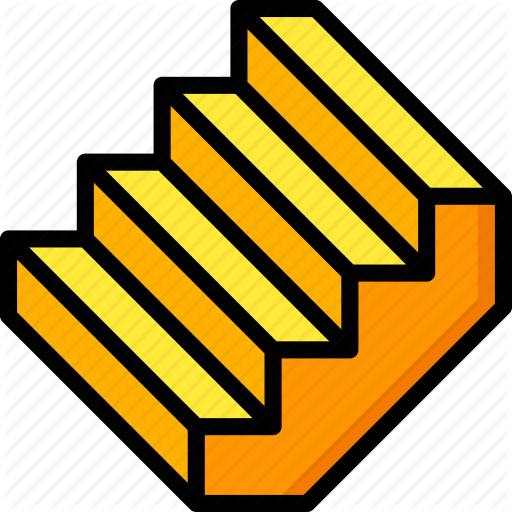 512x512 Cad, Drawing, Interface, Modeling, Stairs, Tool Icon