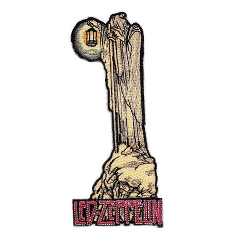 480x480 led zeppelin iv patch, lantern man hood patch, stairway