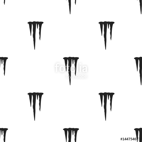 500x500 Icicles Icon In Cartoon Style Isolated On White Background