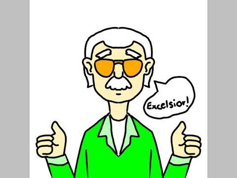 480x360 Quick Stan Lee Drawing