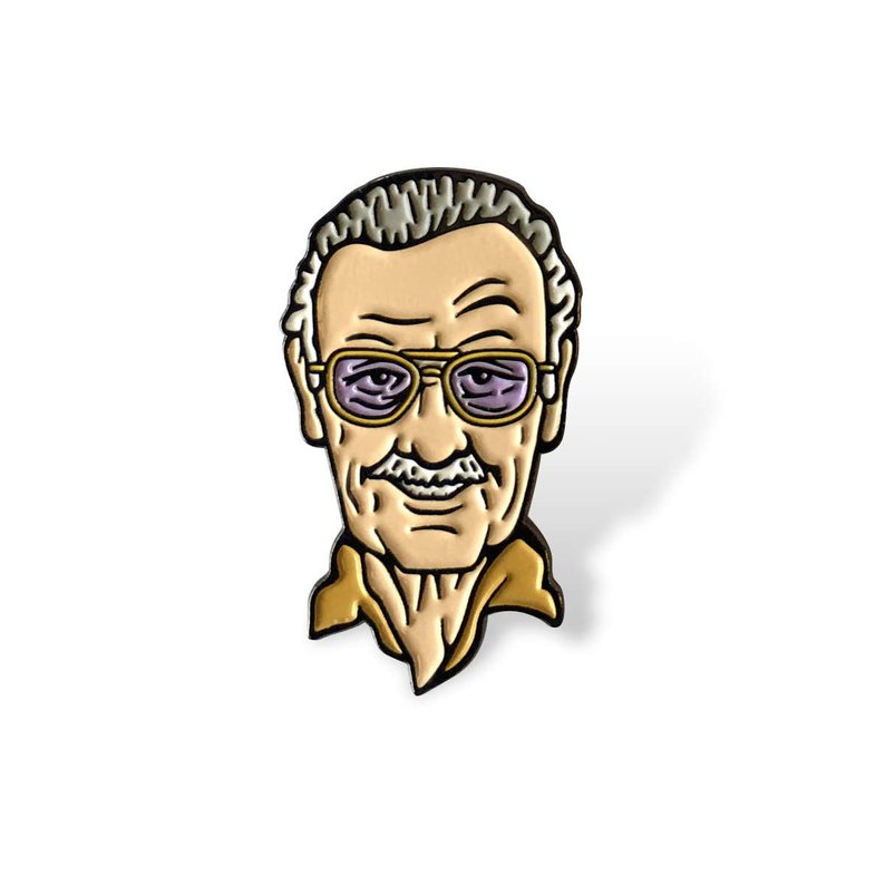 794x794 Stan Lee Enamel Pin Etsy