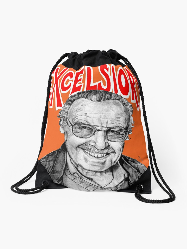 750x1000 Stan Lee Excelsior Drawstring Bag