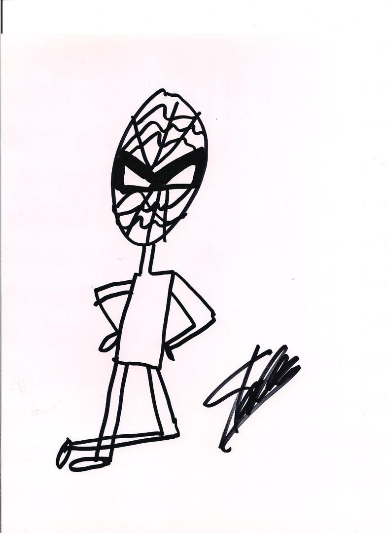 785x1080 stan lee comic legend drawn signed autographed spiderman sketch