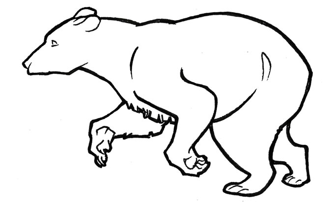 680x411 How To Draw A Running Black Bear