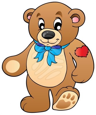 333x400 Images Of Standing Teddy Bear Drawing
