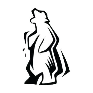 310x310 Bear Standing Up Angry Easy Grizzly Bear Drawings Animals