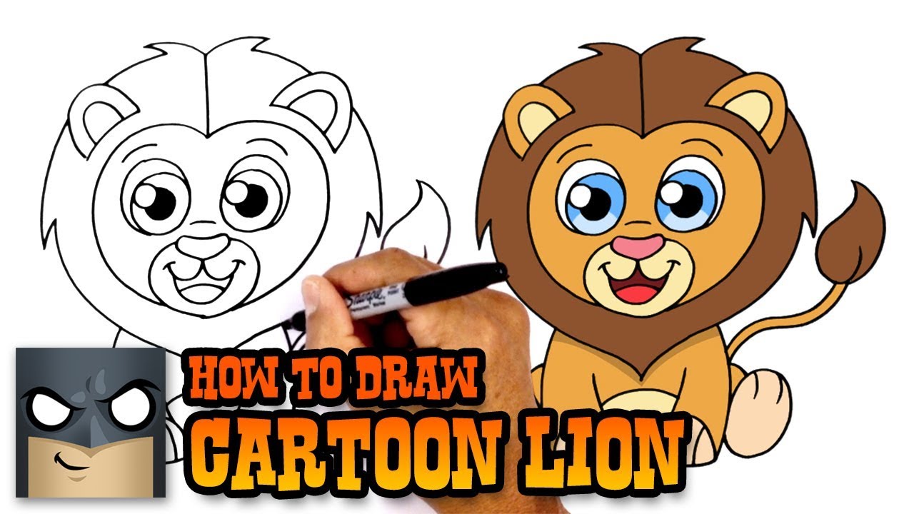 1280x720 How To Draw A Lion