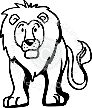 308x361 Lion Standing