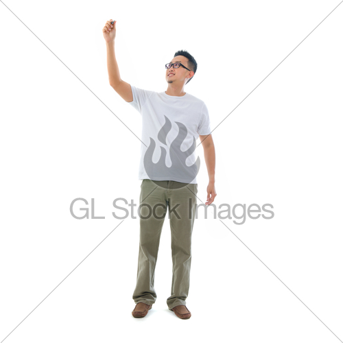 500x500 Asian Man Drawing Gl Stock Images