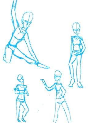 Standing Poses For Drawing | Free download on ClipArtMag