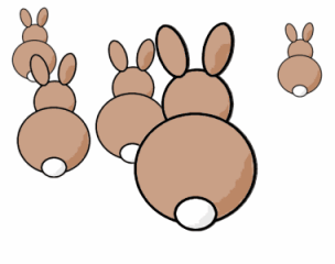 304x240 How To Draw Bunny Rabbits Drawing Tutorials Drawing How
