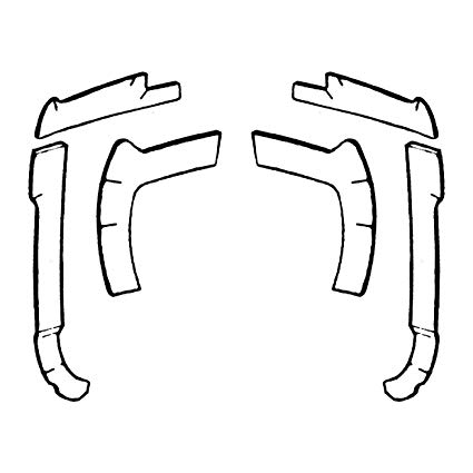 425x425 mustang splash shield rubber set with staples piece