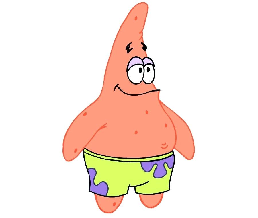 900x760 How Do You Draw Patrick From Pictures Star Tentacles Plankton