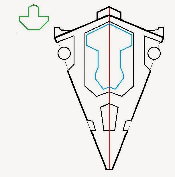 611x618 science fiction modeler dagger class star destroyer