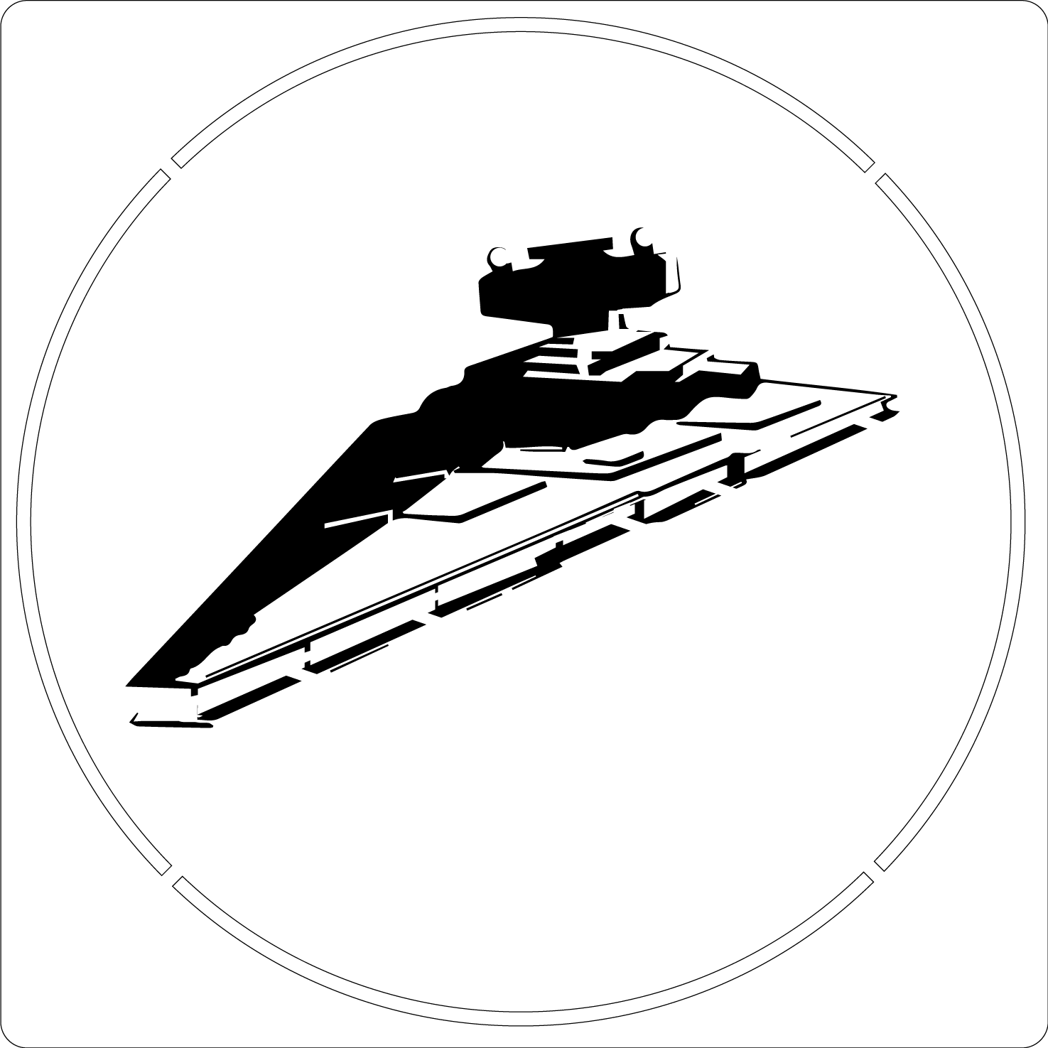 1475x1475 star destroyer stencil template stencil templates star wars