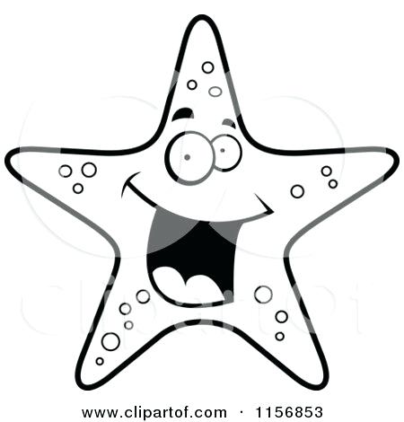 450x470 Drawing Of A Starfish Black And White Drawing Of A Starfish Image