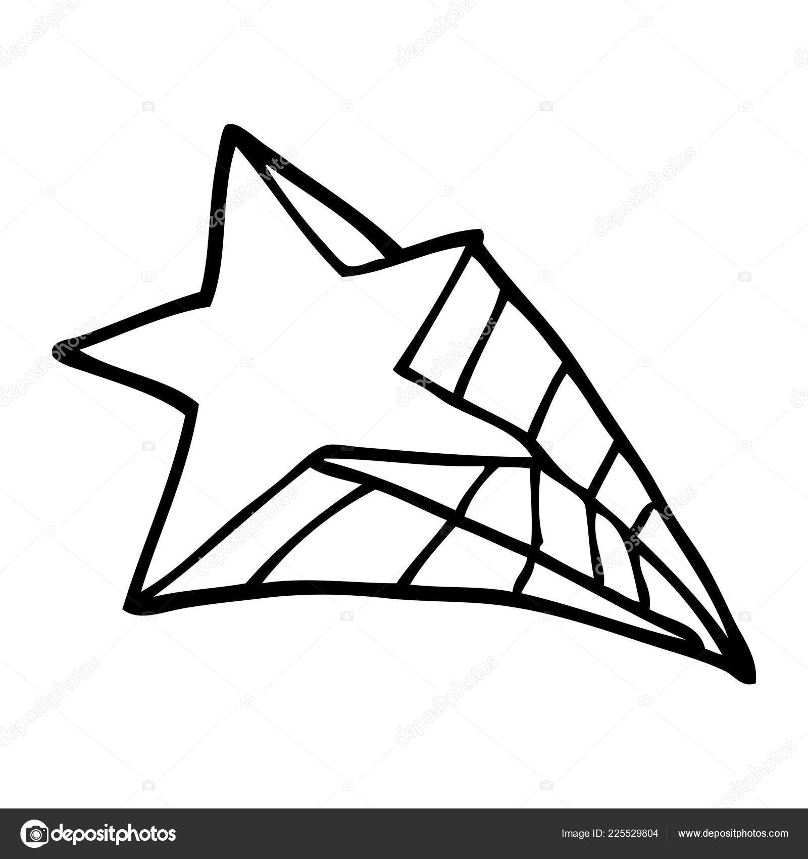 1600x1700 Huge Collection Of 'shooting Star Line Drawing' Download More