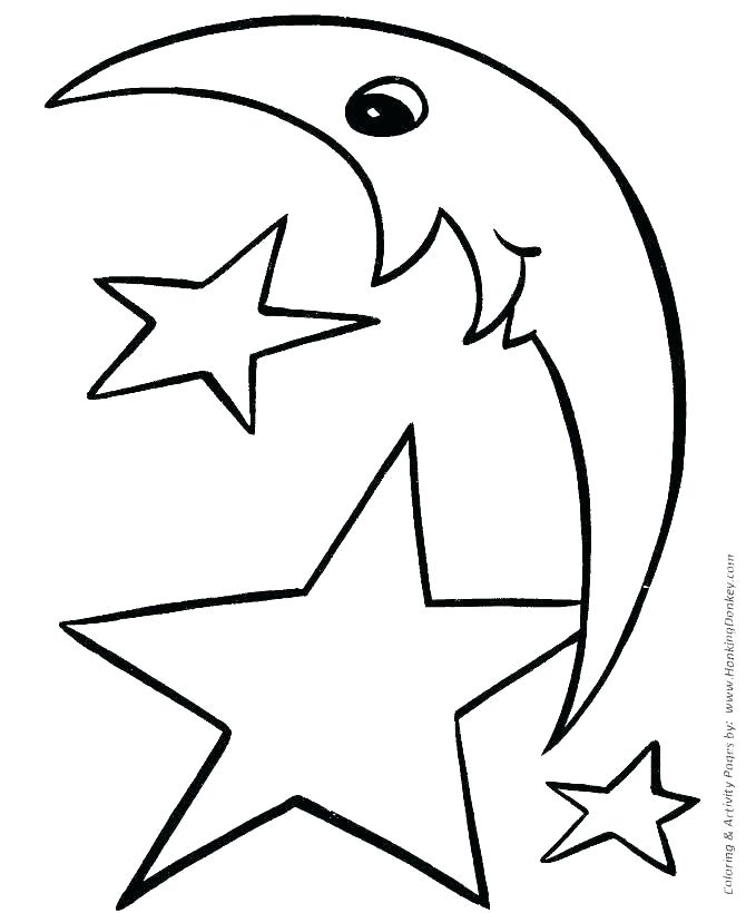 670x820 Stars Free Printable Coloring
