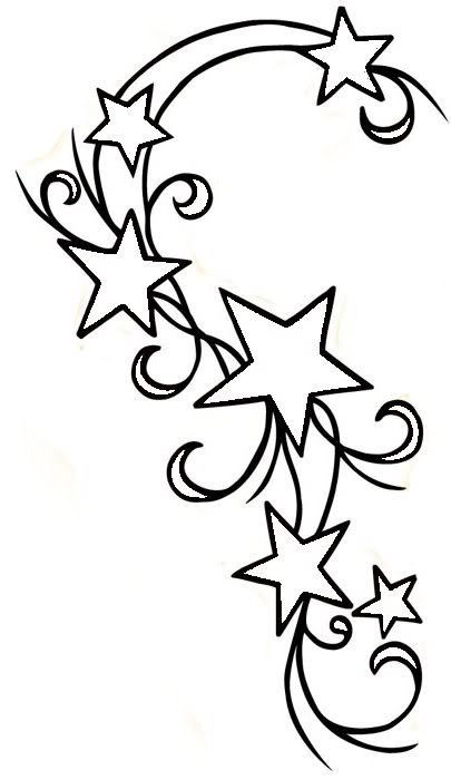 405x700 Star Tattoos Drawing Basic Ideas And Designs