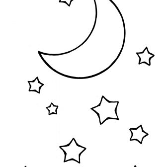 336x336 crescent moon drawing clipart waning small and star celtic